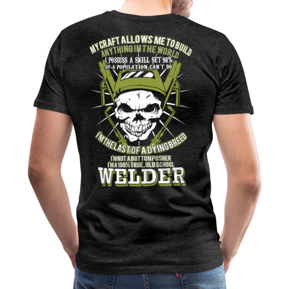 Old School Welder Men's Premium T-Shirt (CK3611)