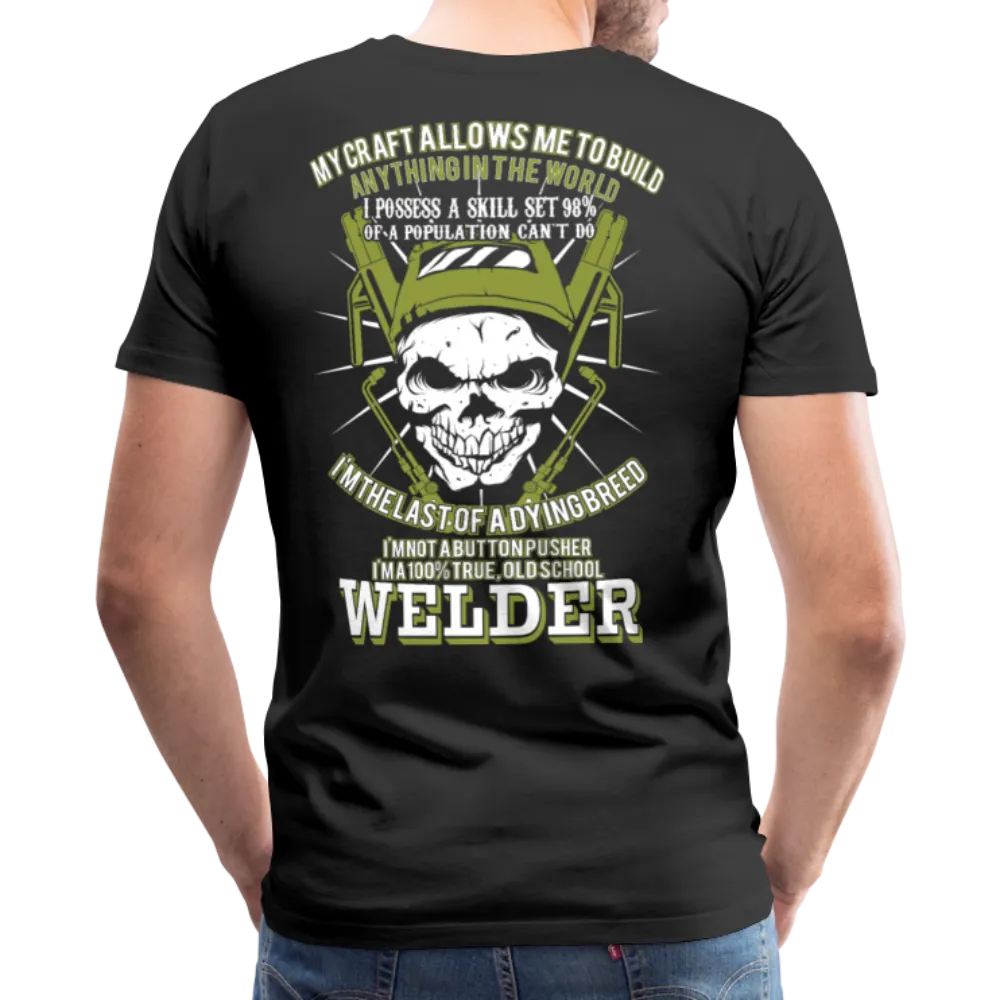 Old School Welder Men's Premium T-Shirt (CK3611)
