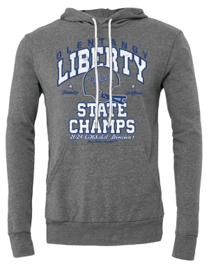 OLENTANGY LIBERTY FOOTBALL STATE CHAMP GRAY HOODIE