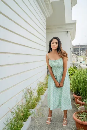 Olivia Midi Ditsy  Dress