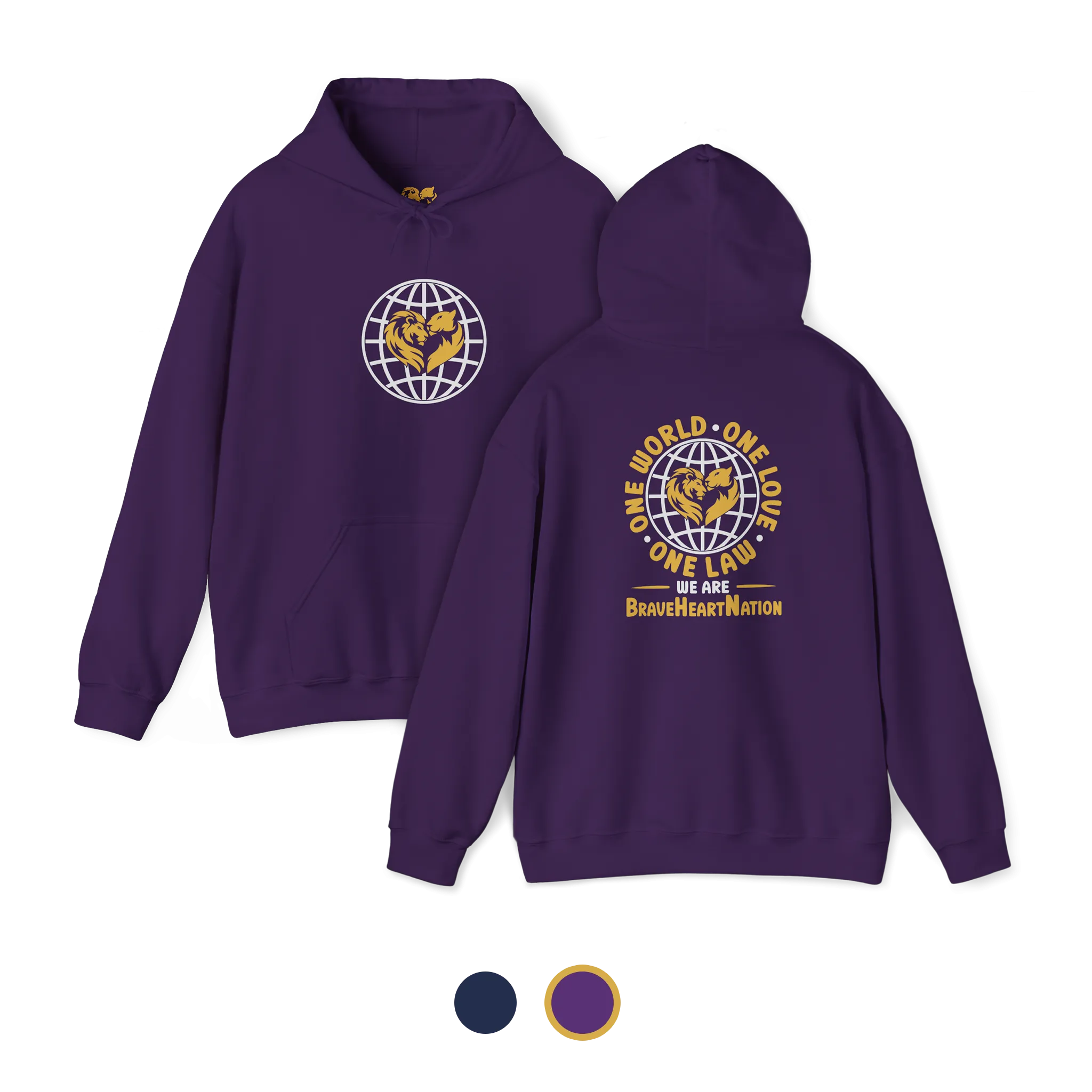 One World, One Love, One Law | Heavy Hoodie