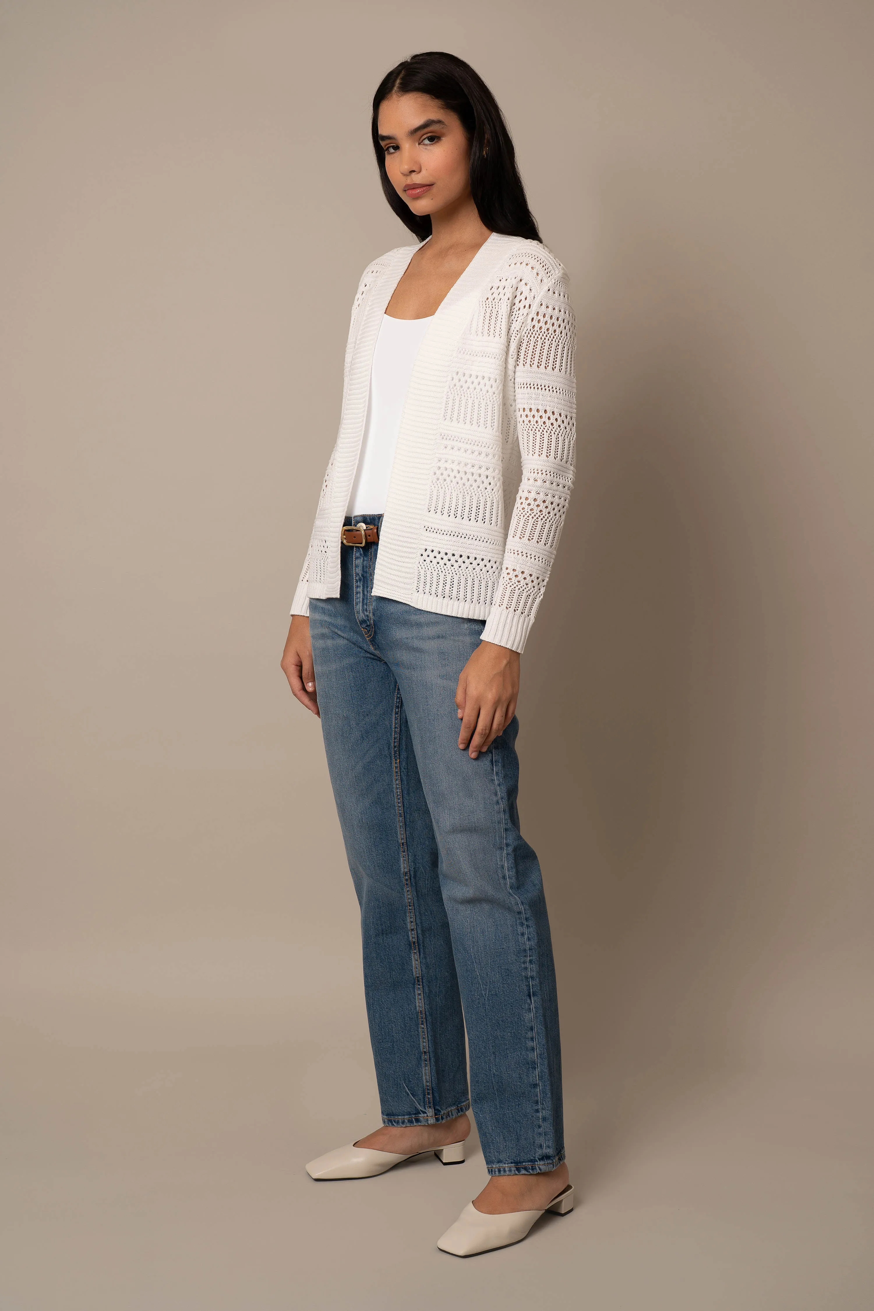 Open Crochet Cardigan
