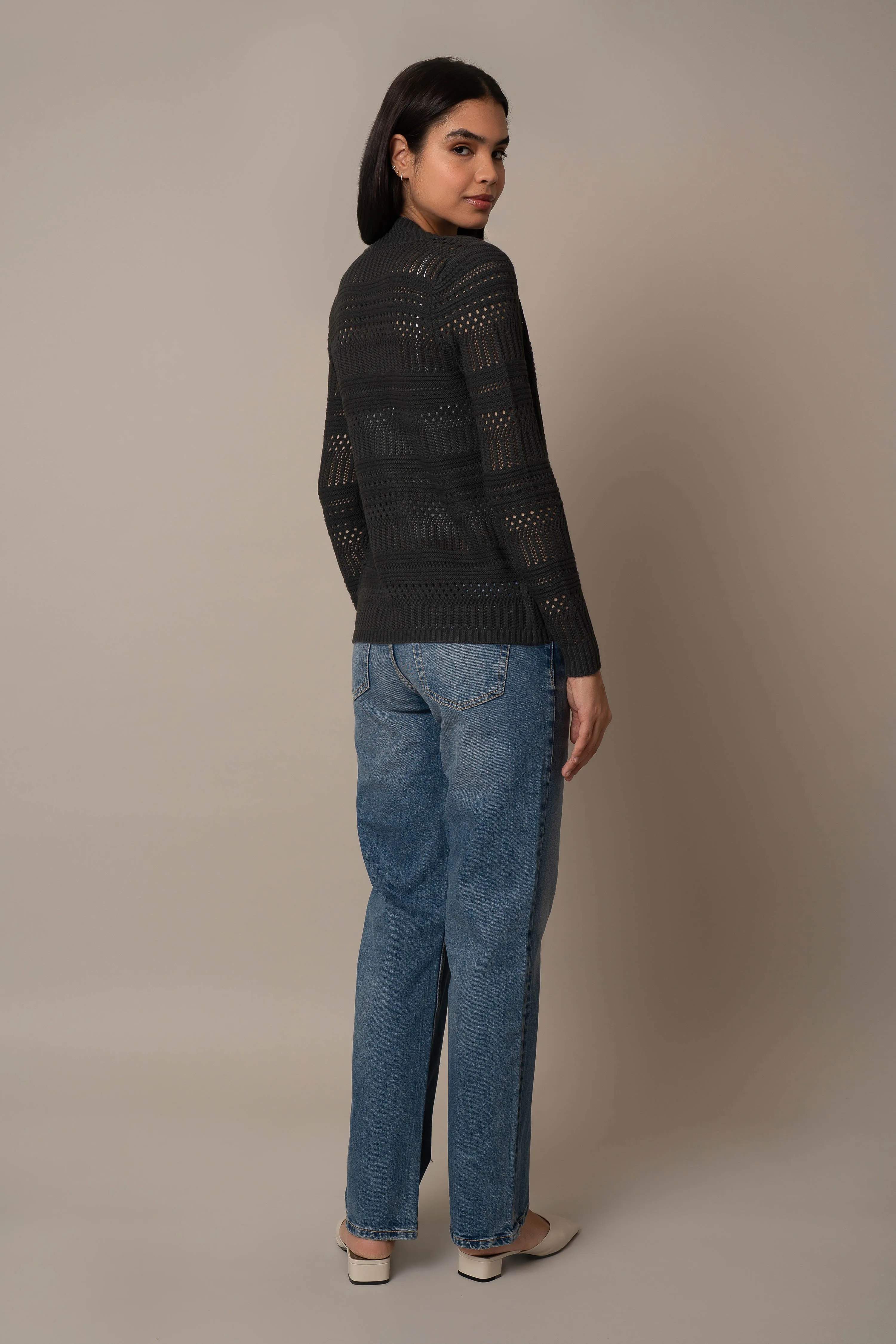 Open Crochet Cardigan