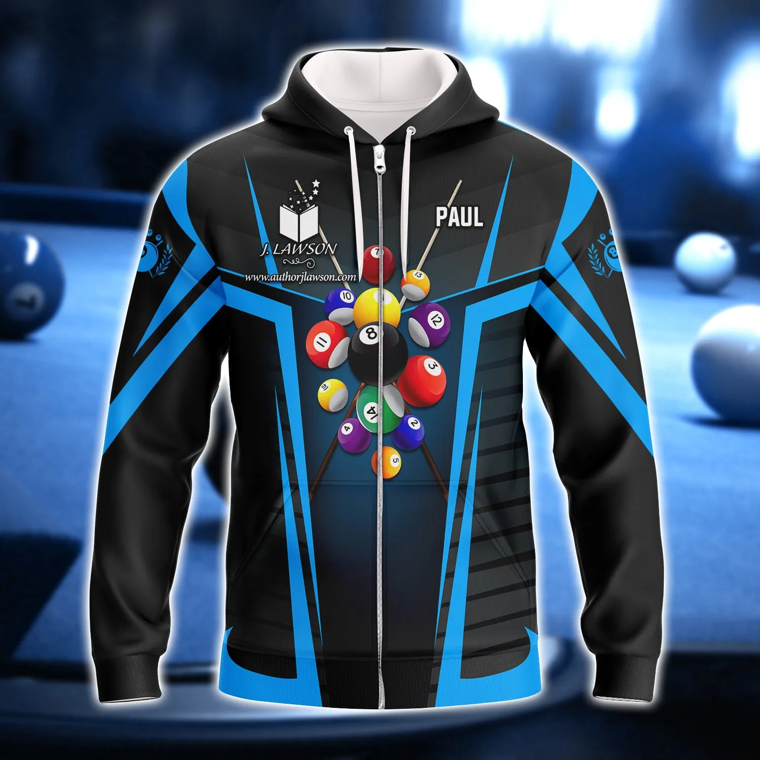 PAUL SCHAAD, The Wrecking Krew Team In Blue Billard Balls 3D Shirt - QB95