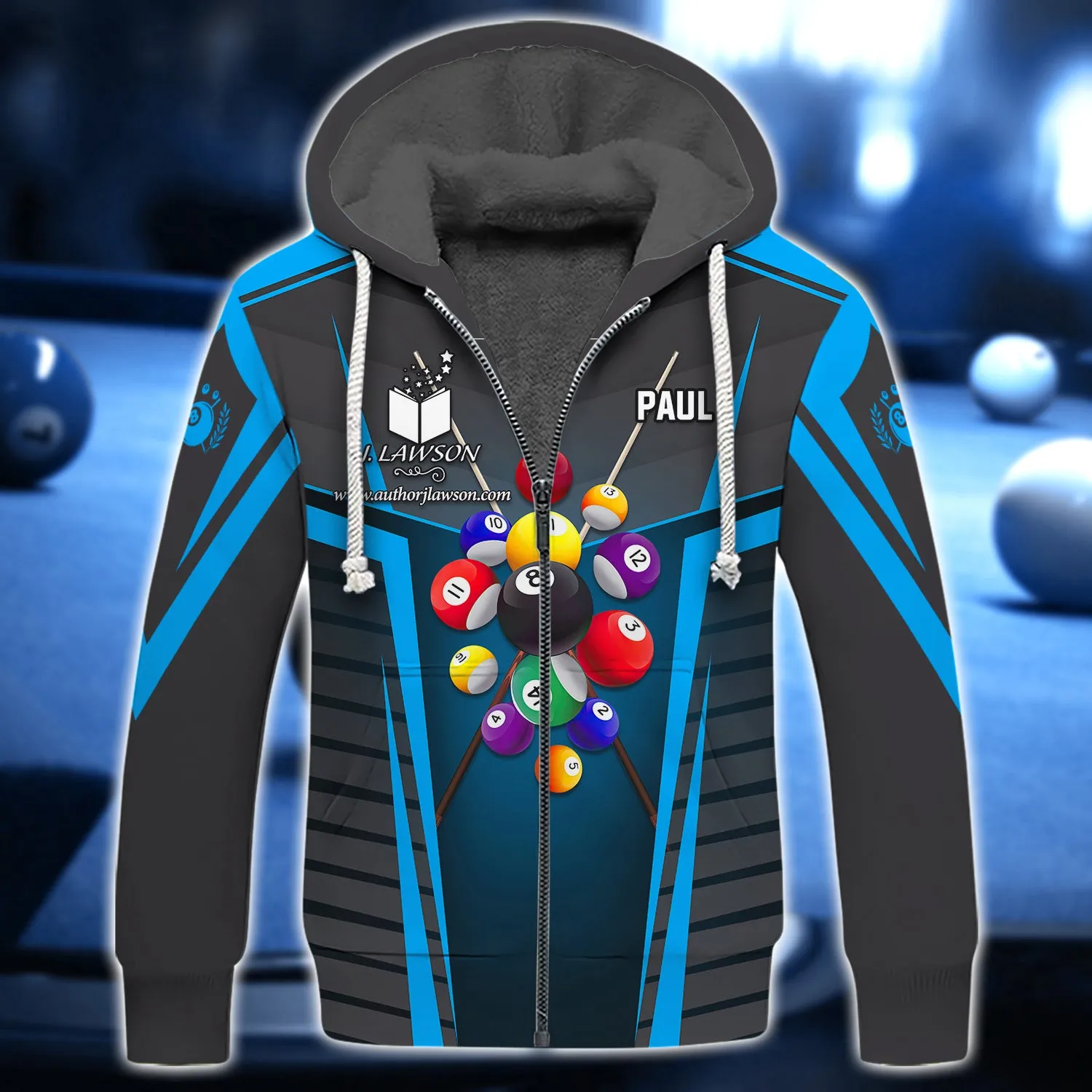 PAUL SCHAAD, The Wrecking Krew Team In Blue Billard Balls 3D Shirt - QB95