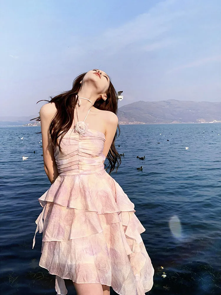 PINK SWEET DRESS KF83911