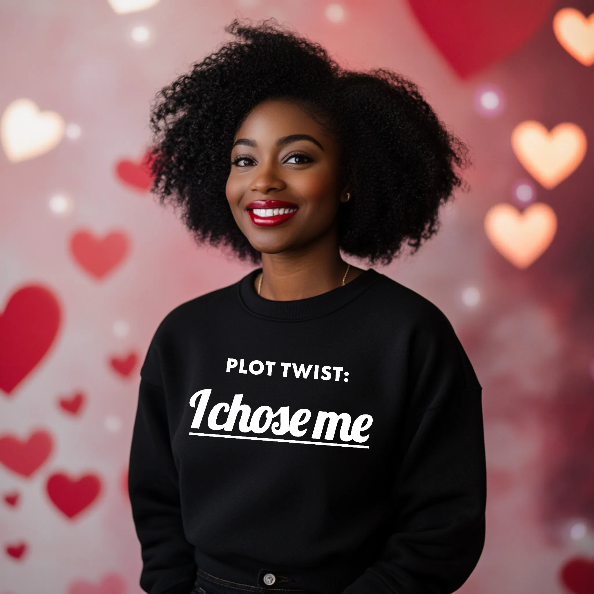Plot twist I chose me Unisex Sweatshirt