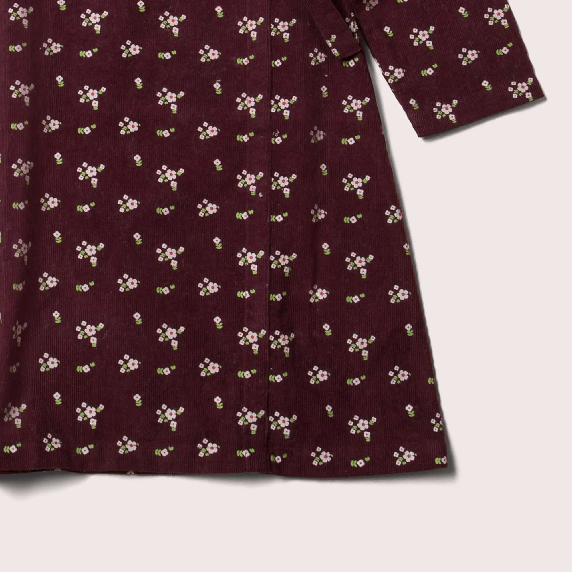 Plum Flowers Long Sleeve Wrap Dress