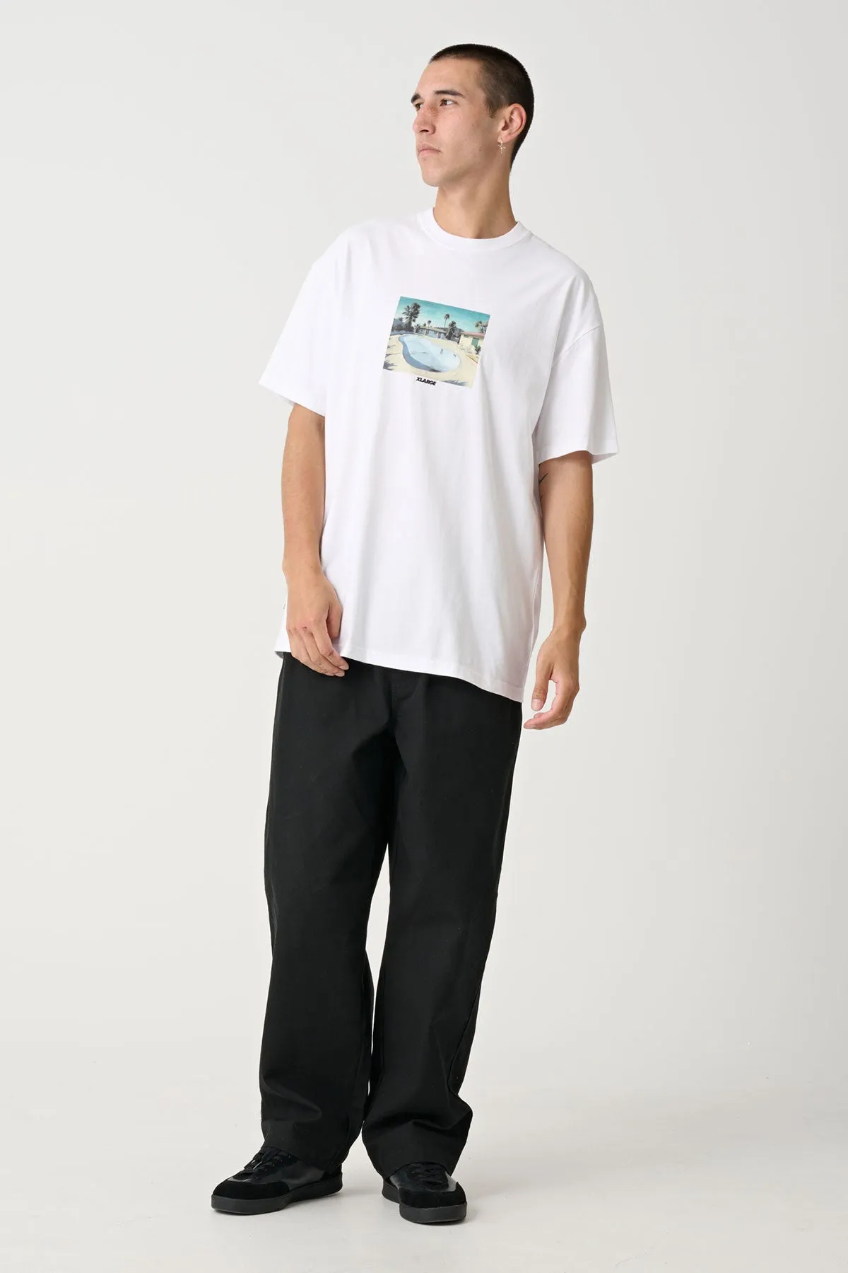 POOL TEE - SOLID WHITE