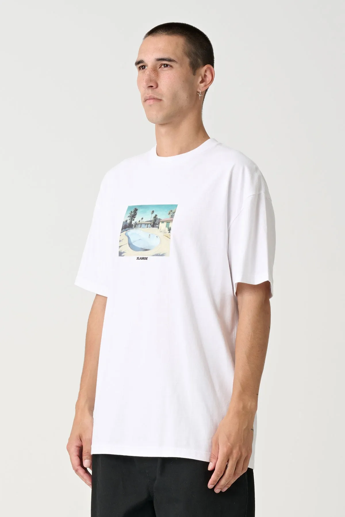 POOL TEE - SOLID WHITE