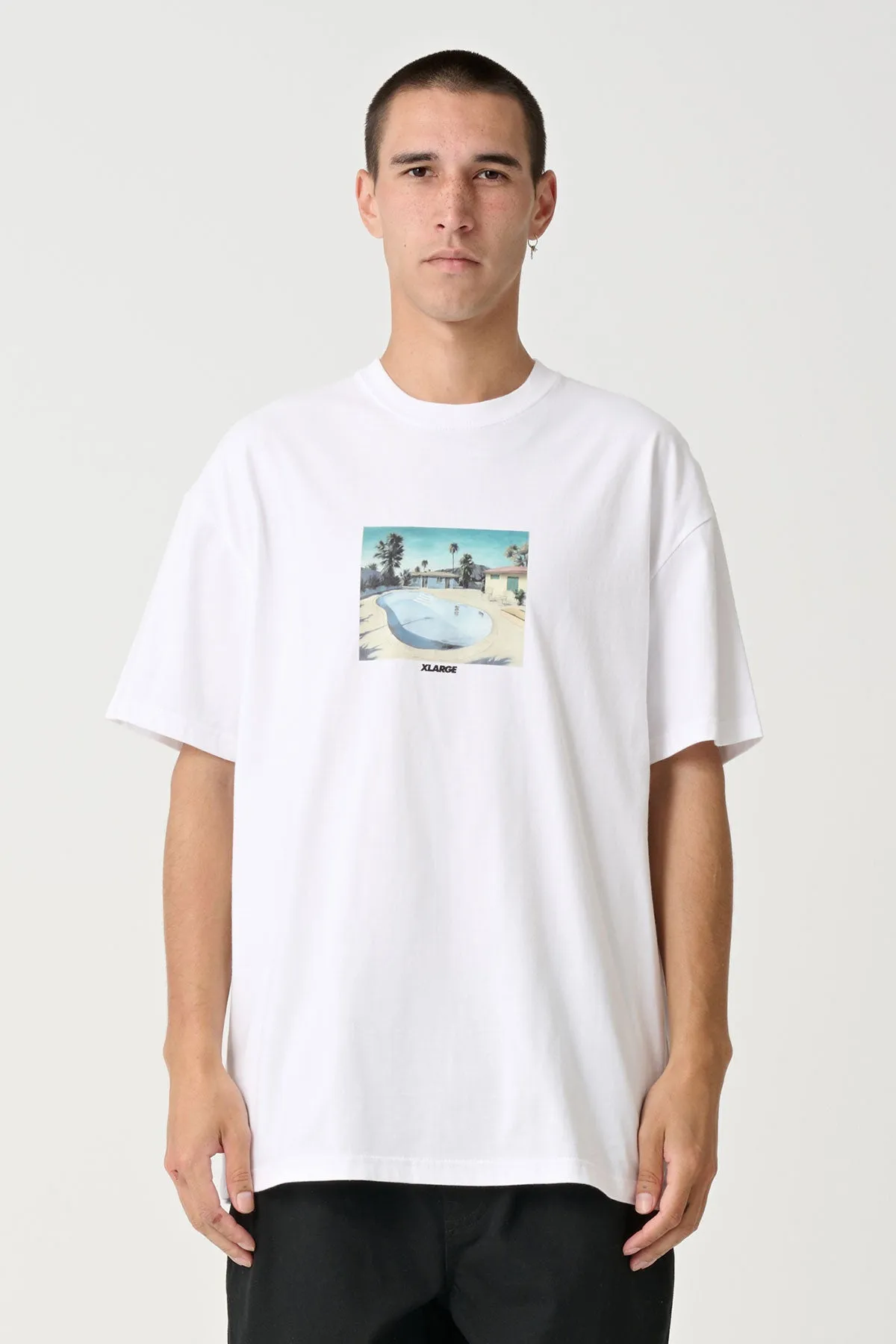 POOL TEE - SOLID WHITE