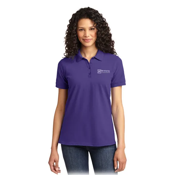 Port and Company Ladies Core Blend Pique Polo Shirt