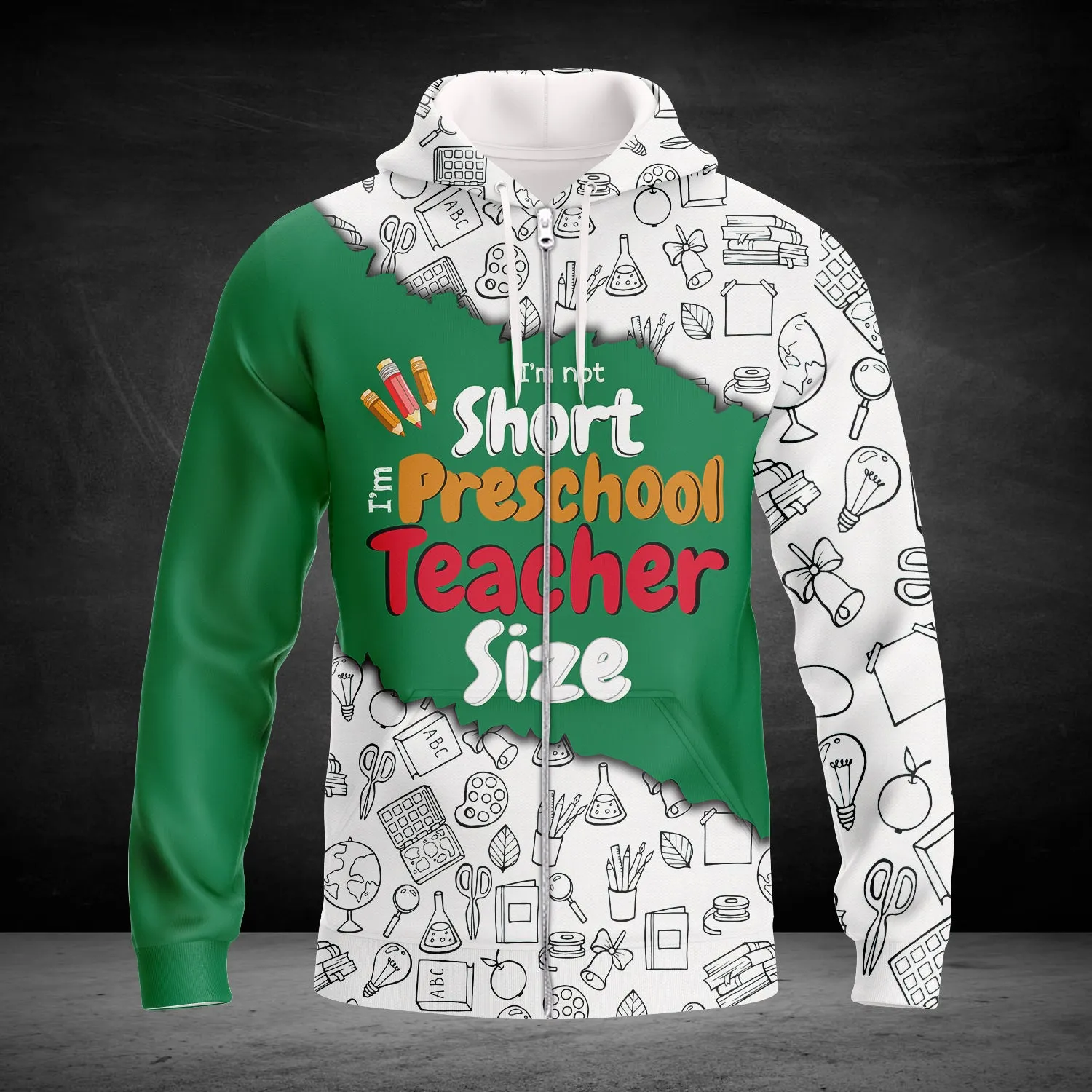 Preschool Teacher Graphic Design 3D Printed Shirts