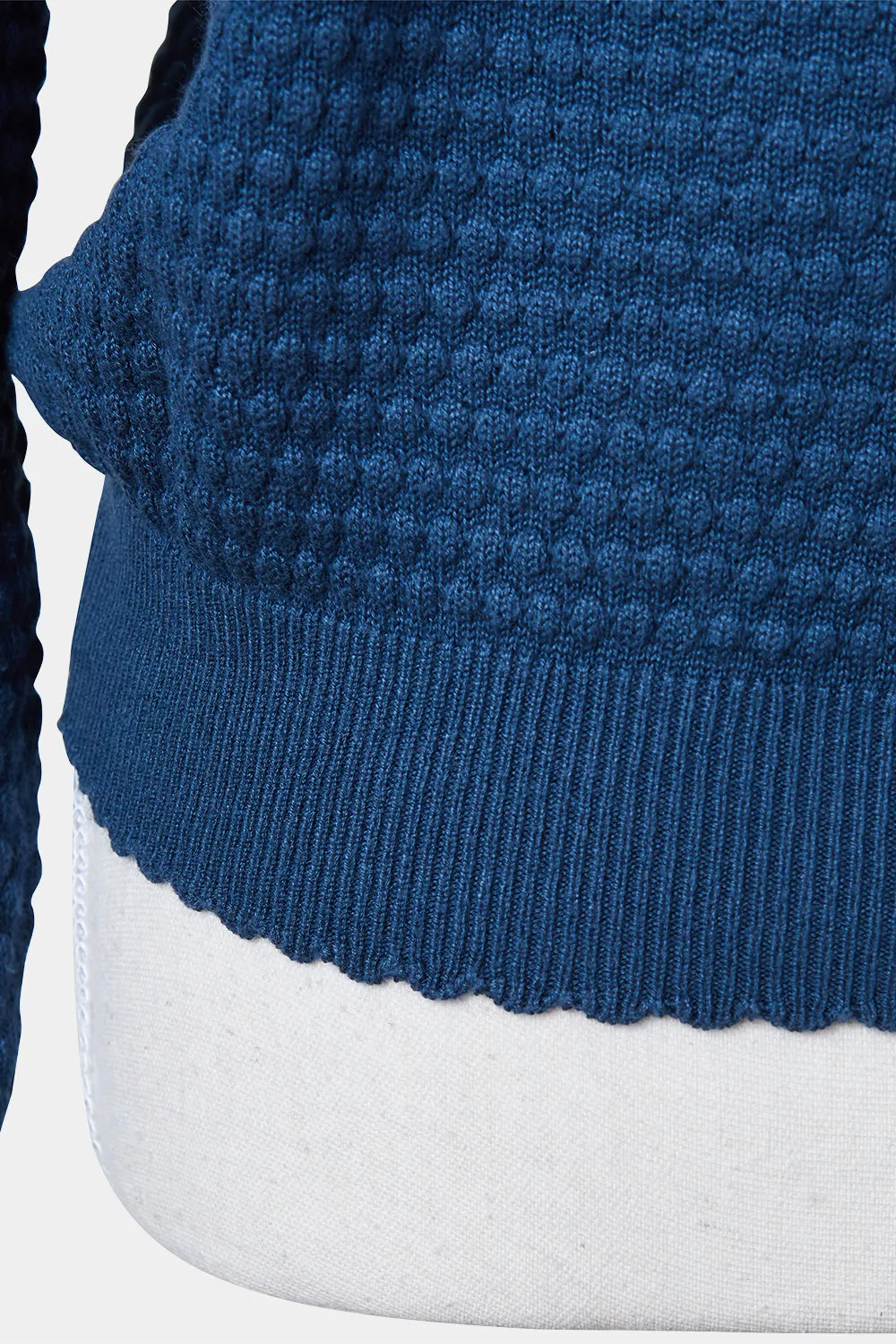 Princess Highway Blue Textured Knit Sweater
