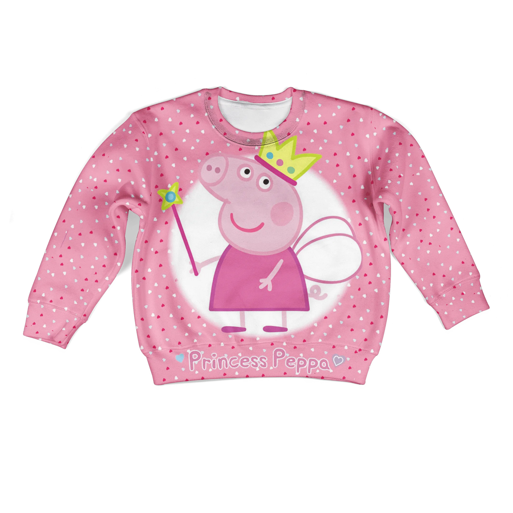 princess peppa Kid Custom Cosplay Hoodies Apparel