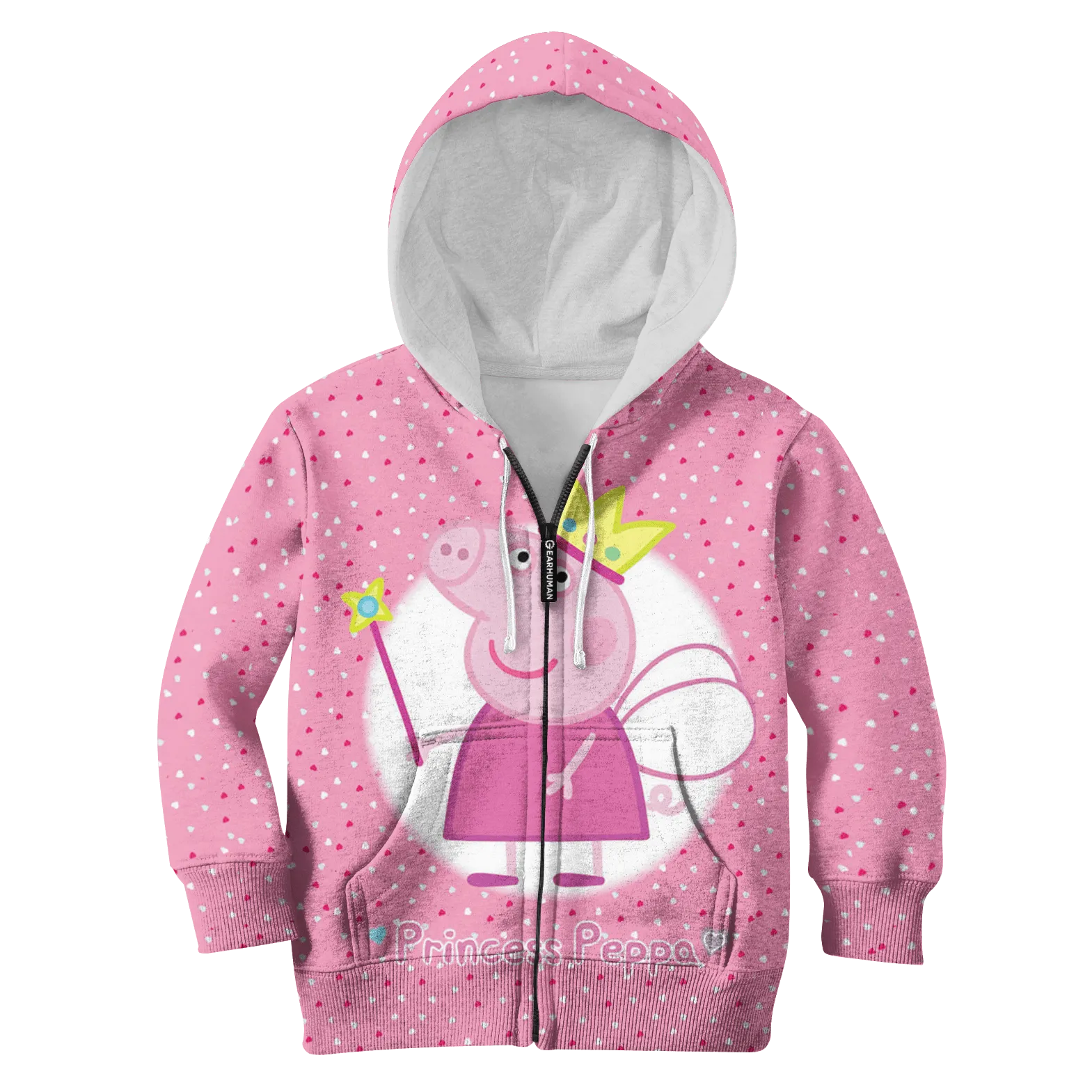 princess peppa Kid Custom Cosplay Hoodies Apparel