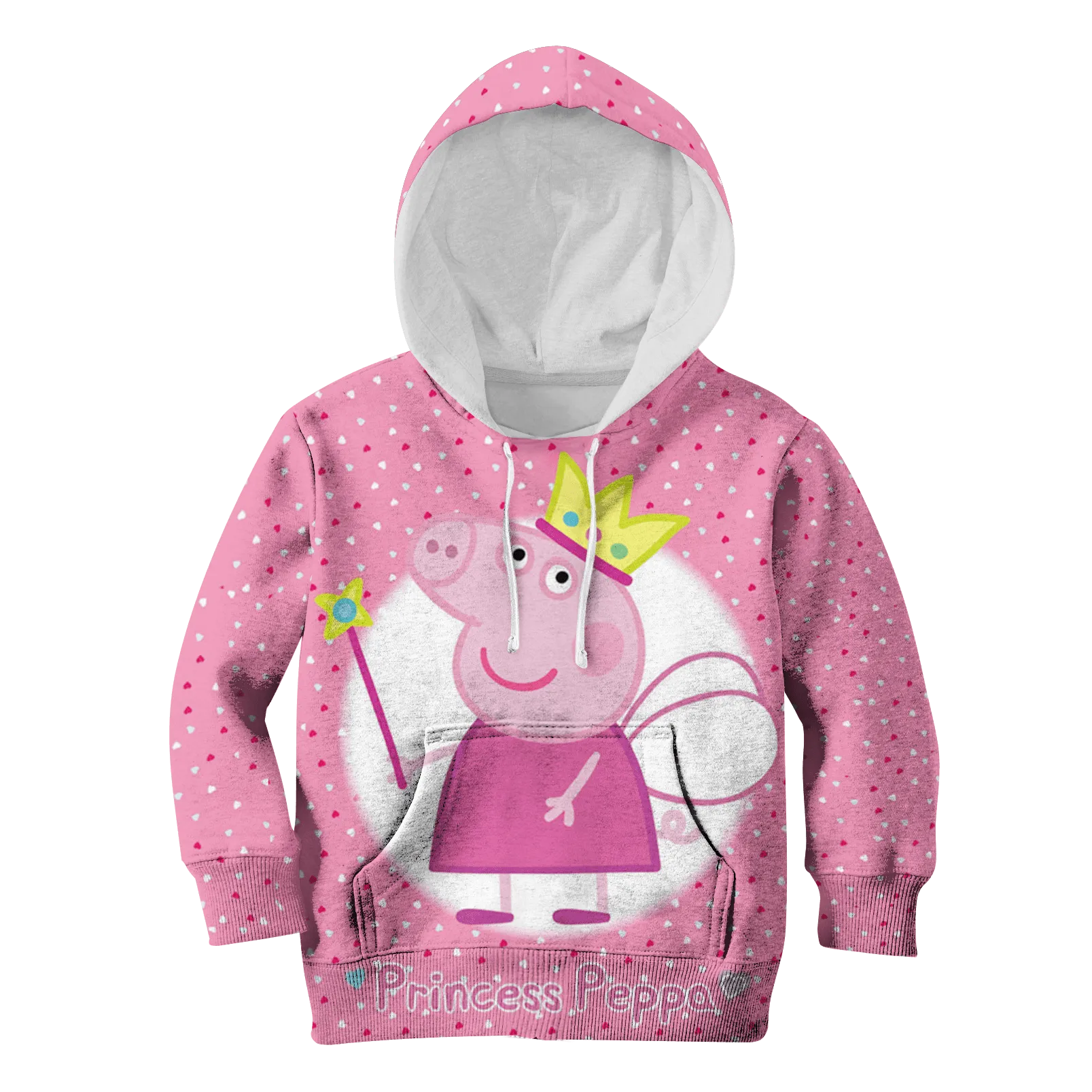 princess peppa Kid Custom Cosplay Hoodies Apparel