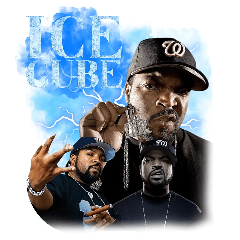 Pro Club ICE CUBE Smoke Digital printed Tee