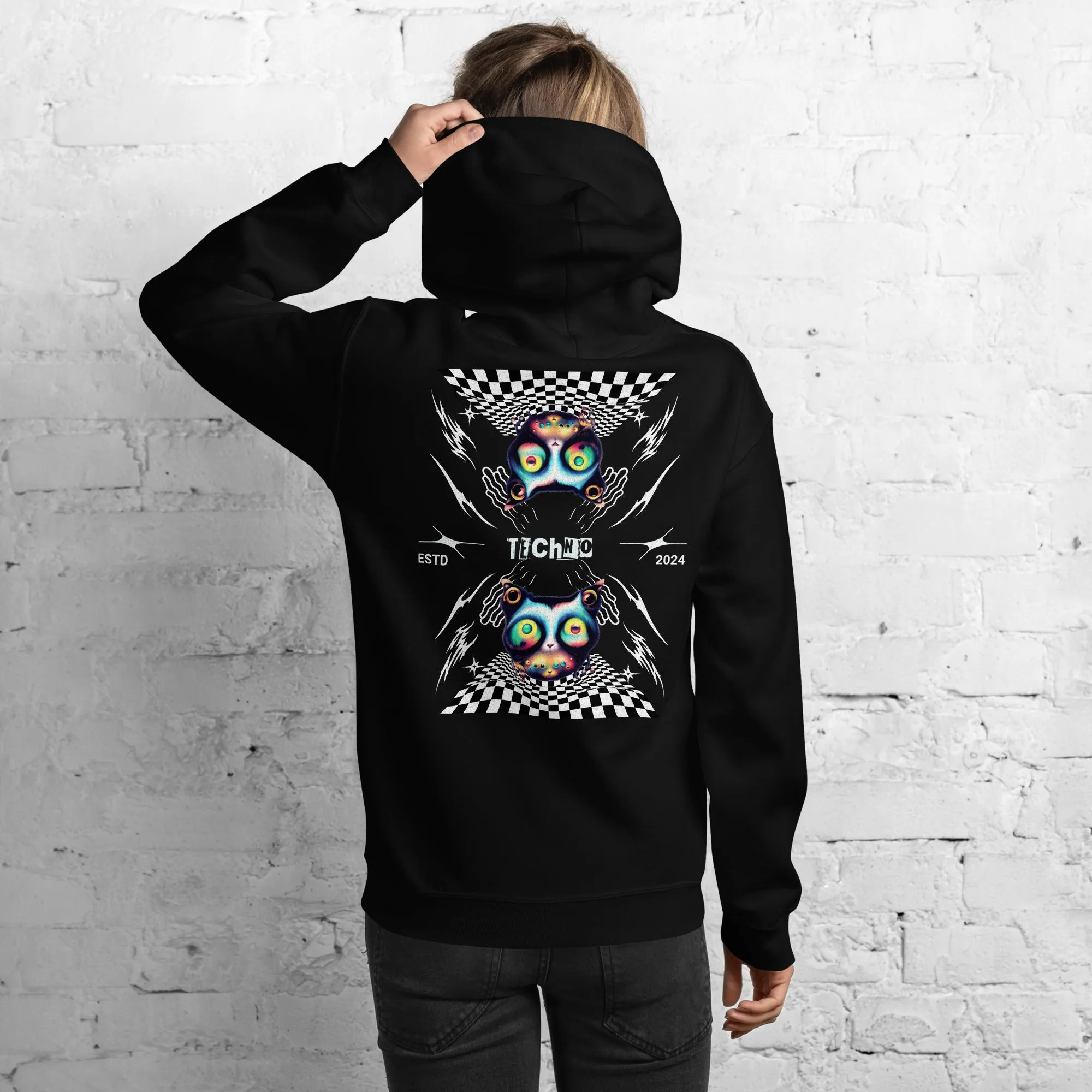 Psychedelic Hoodie | Techno Organism | Ultimate Techno Wear