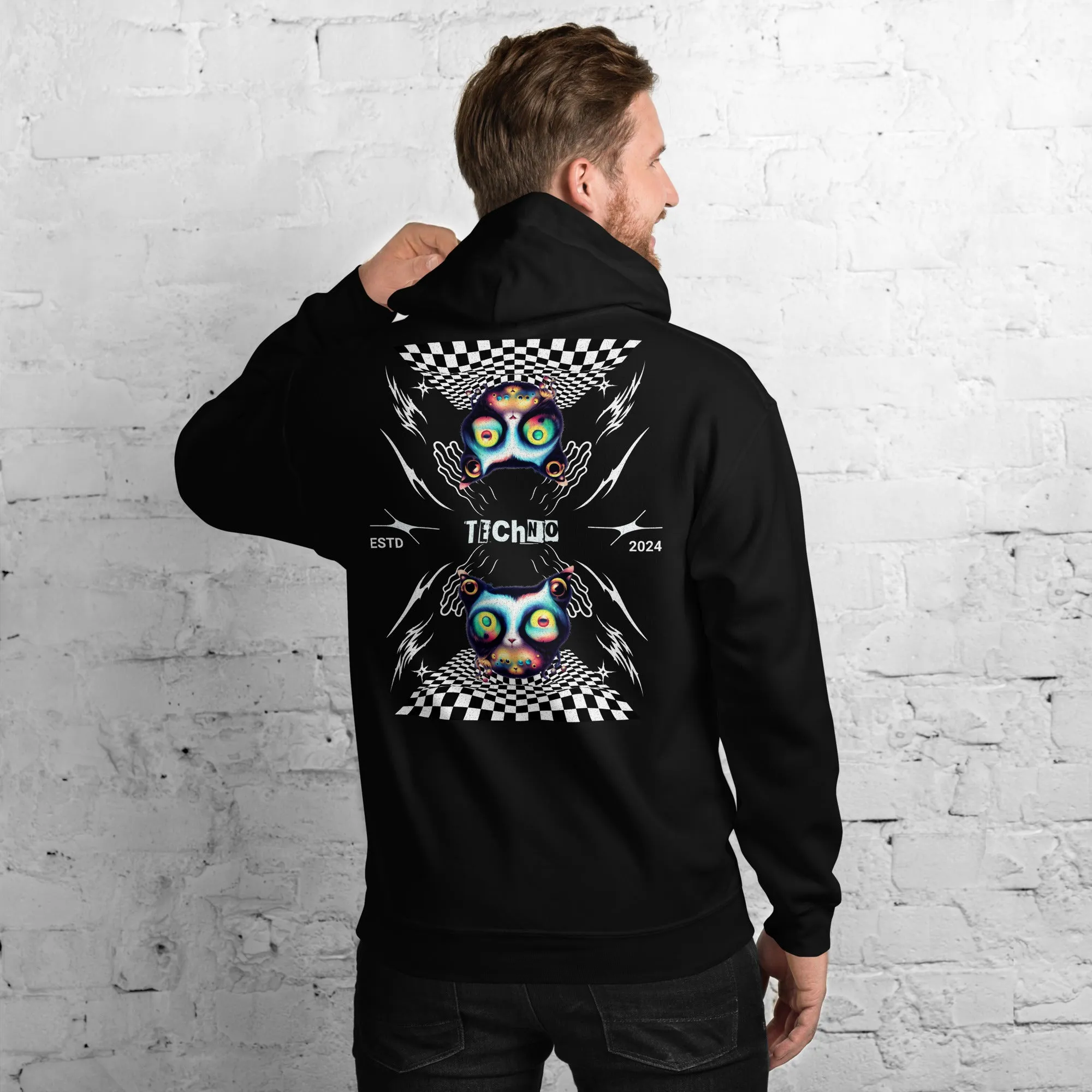 Psychedelic Hoodie | Techno Organism | Ultimate Techno Wear
