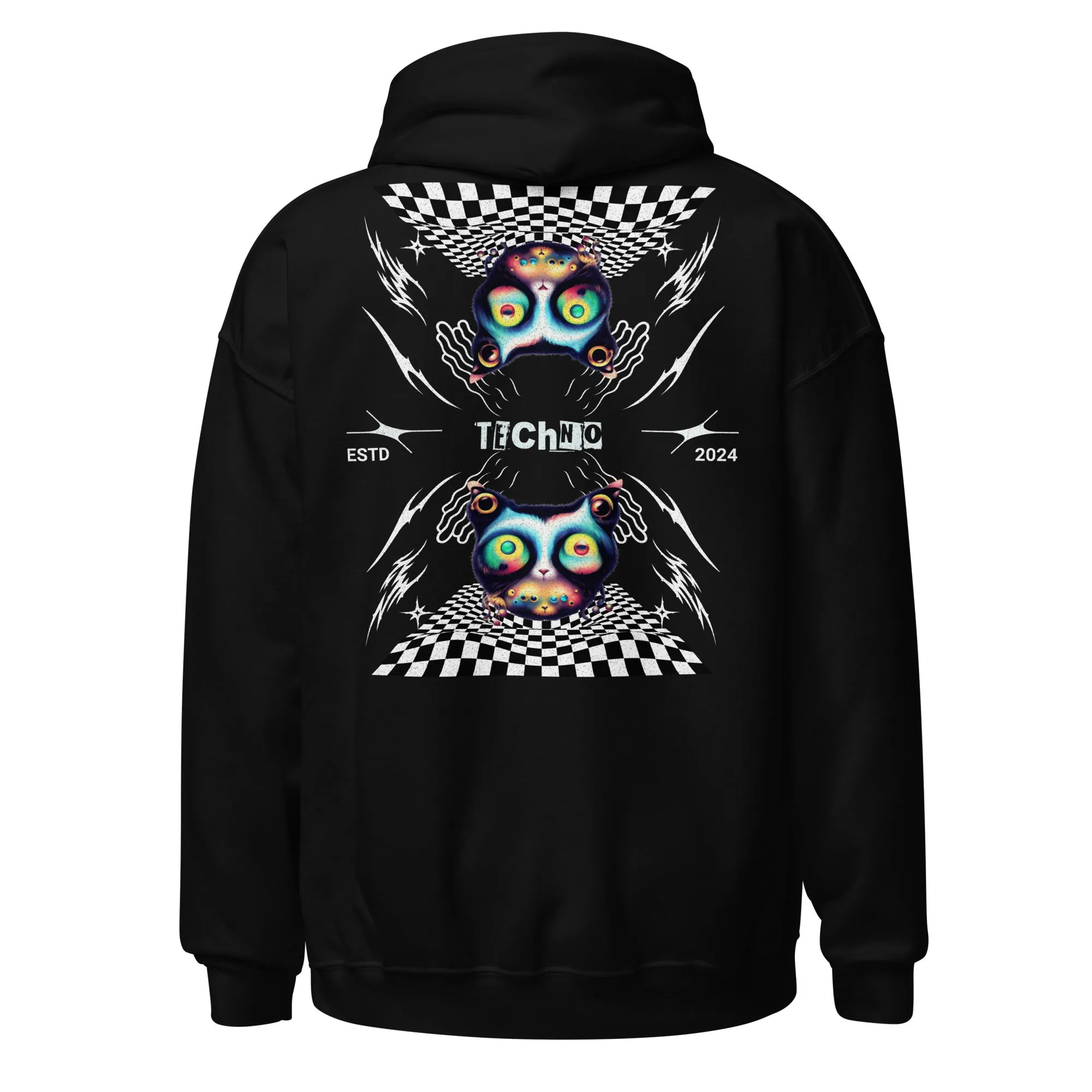 Psychedelic Hoodie | Techno Organism | Ultimate Techno Wear