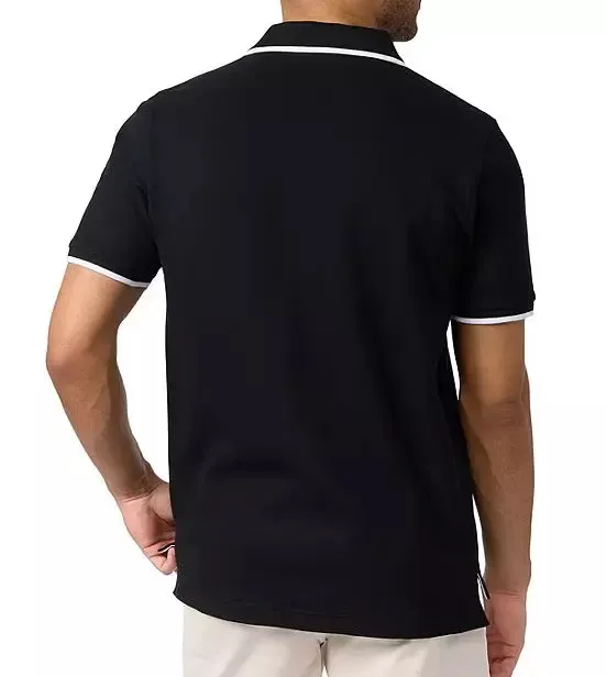 Psycho Bunny Westbury Pique Polo Black B6K233B200-001