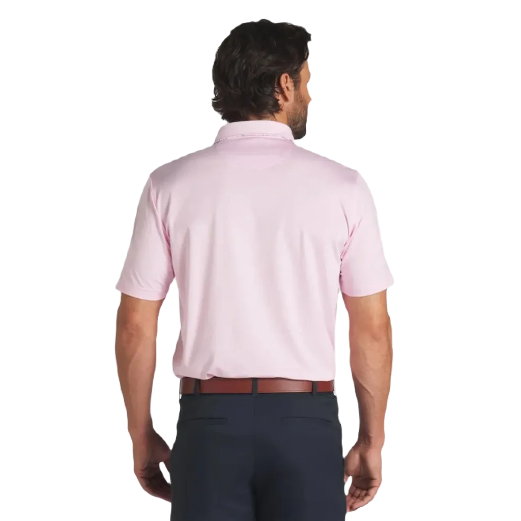 Puma AP Floral Trim Golf Polo - Pink