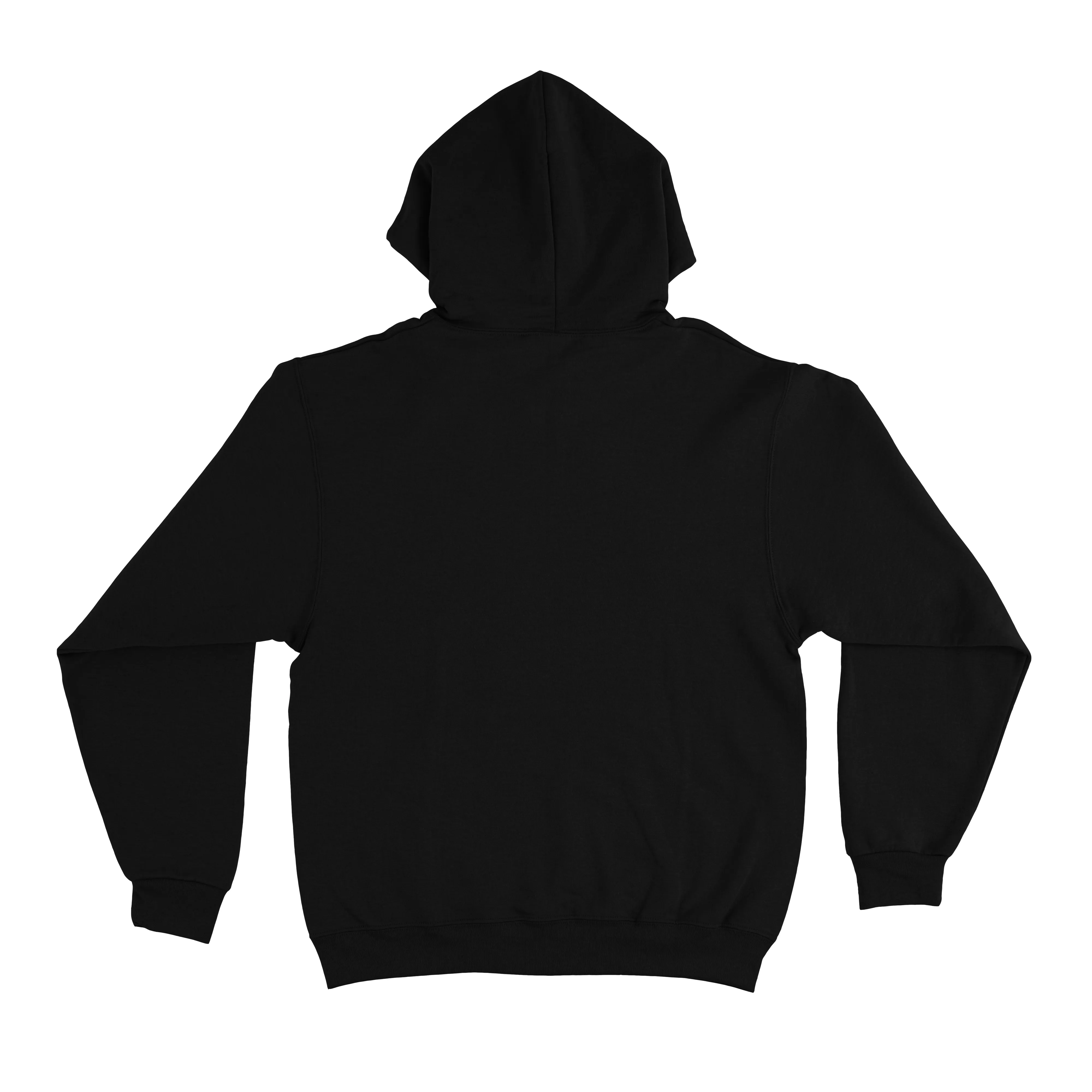 "Blue Wonder" Basic Hoodie Black/White