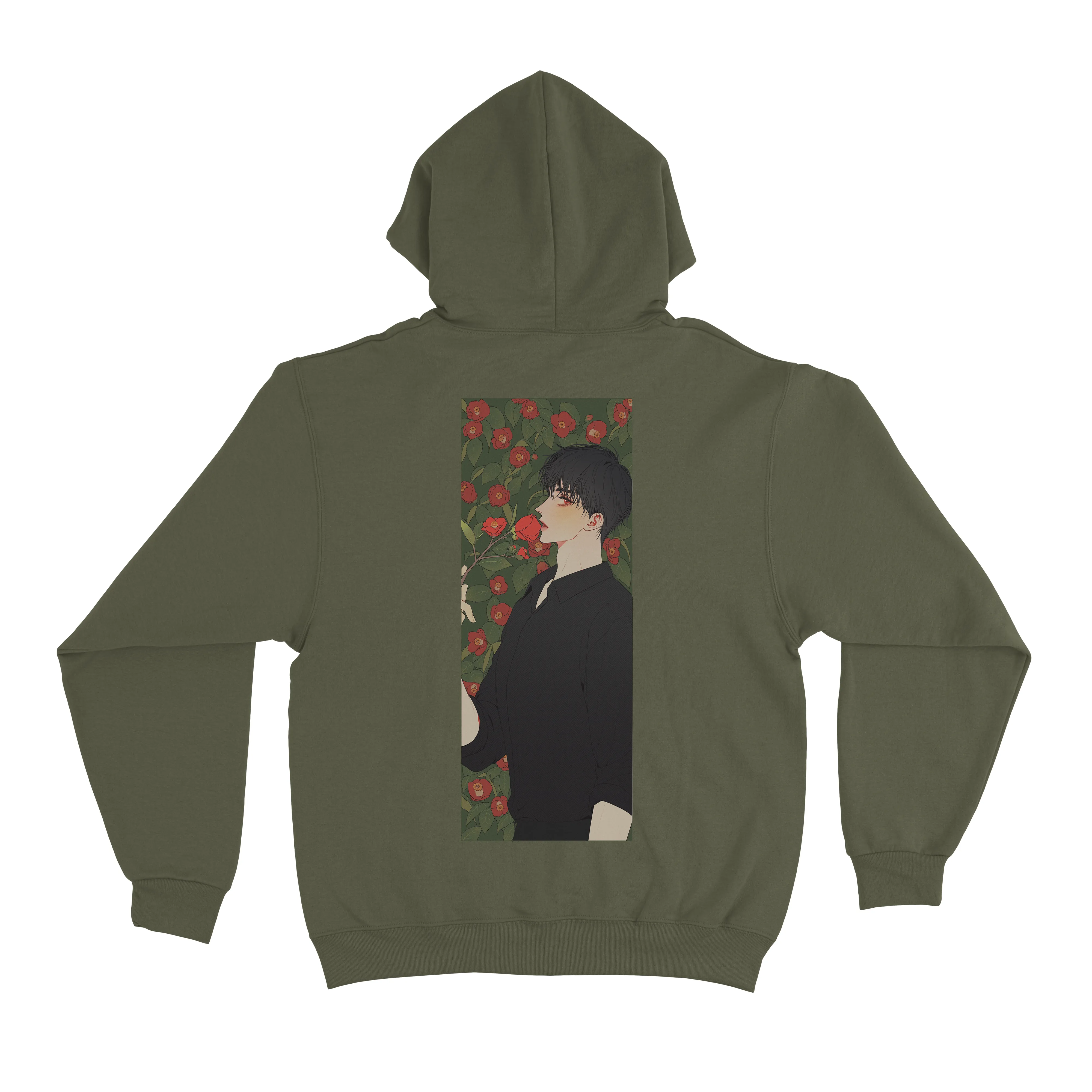 "Camellia" Fleece Hoodie Khaki