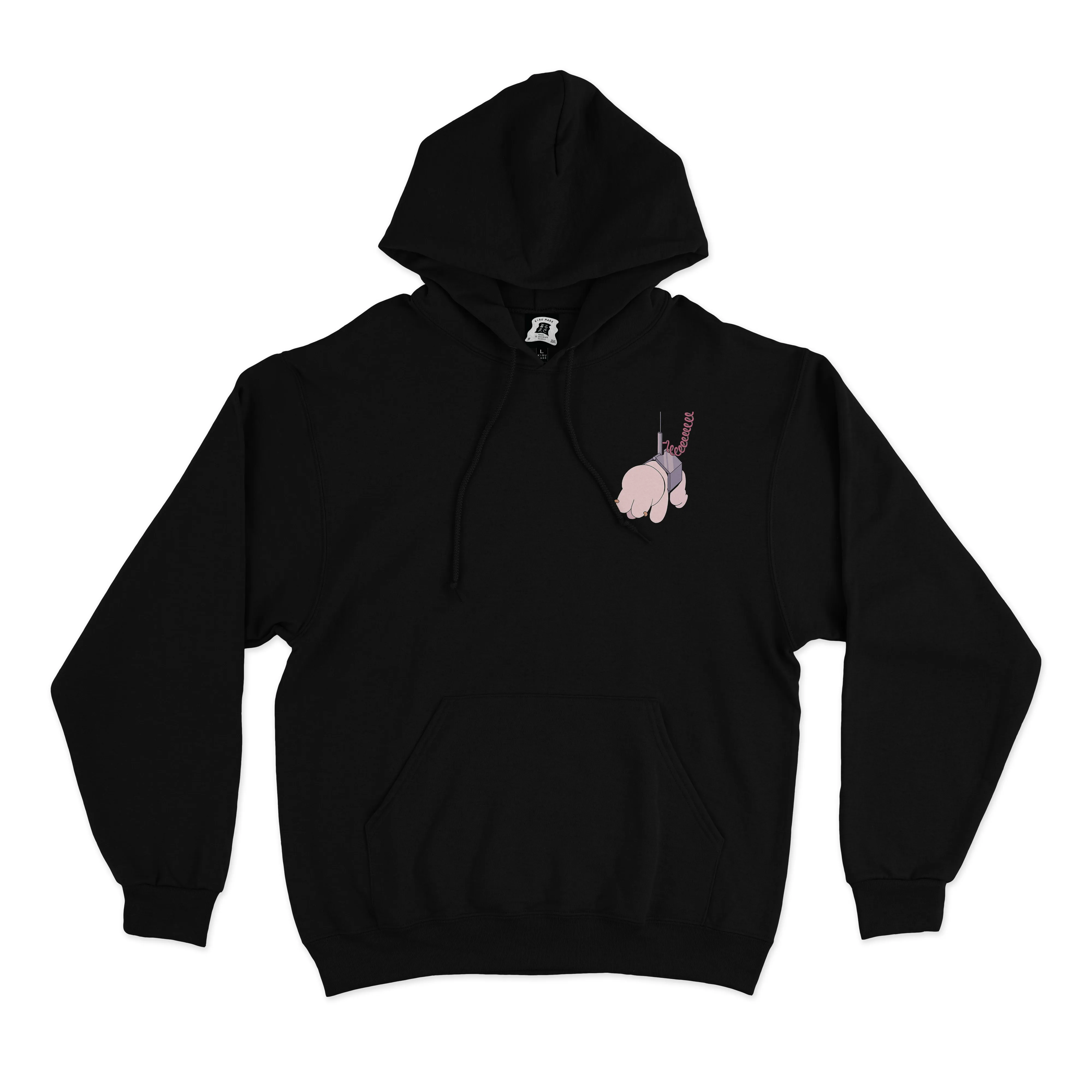 "Claw Machine Master" Basic Hoodie White/Black