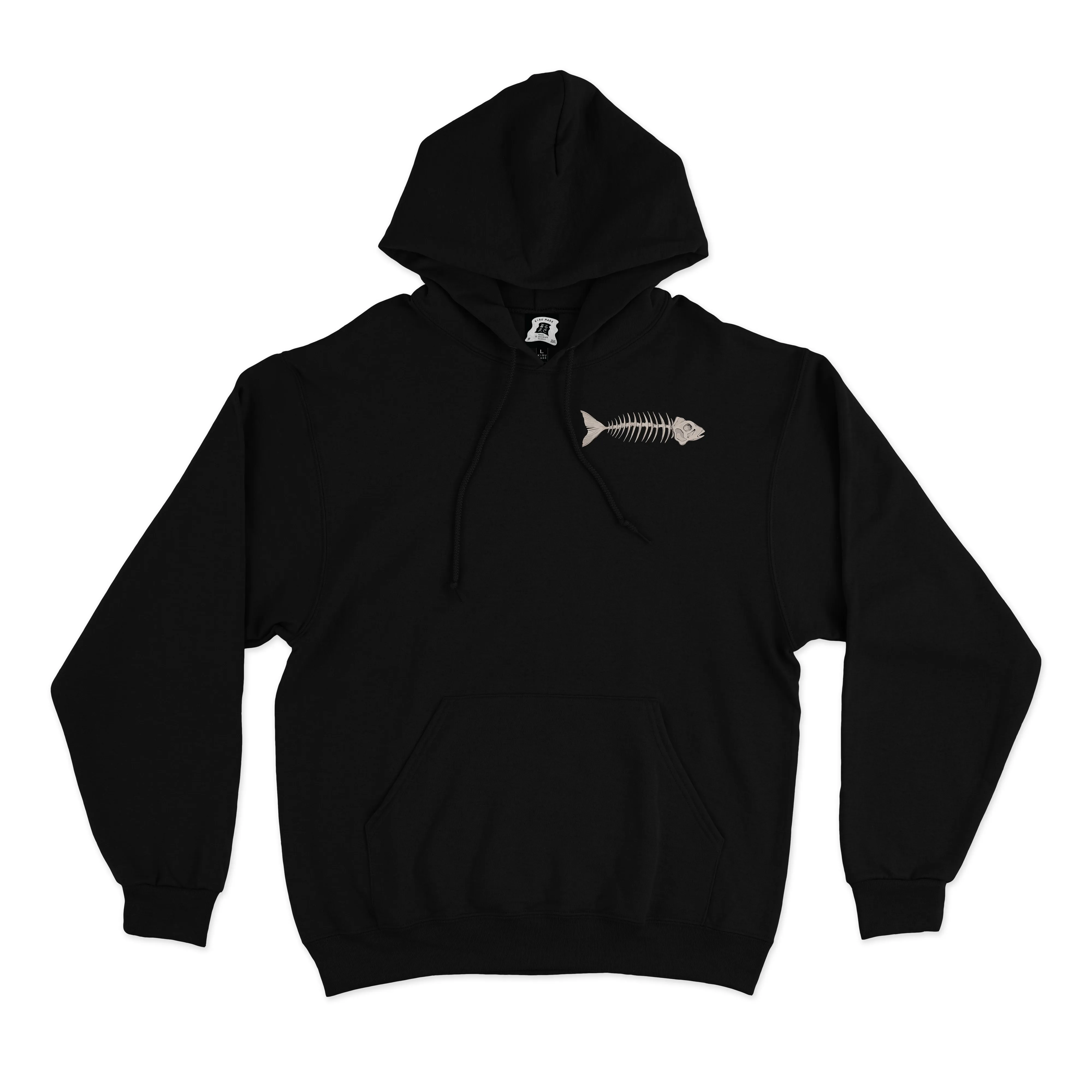 "Dead Cat" Basic Hoodie Black
