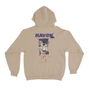 "Haven" Fleece Hoodie Beige