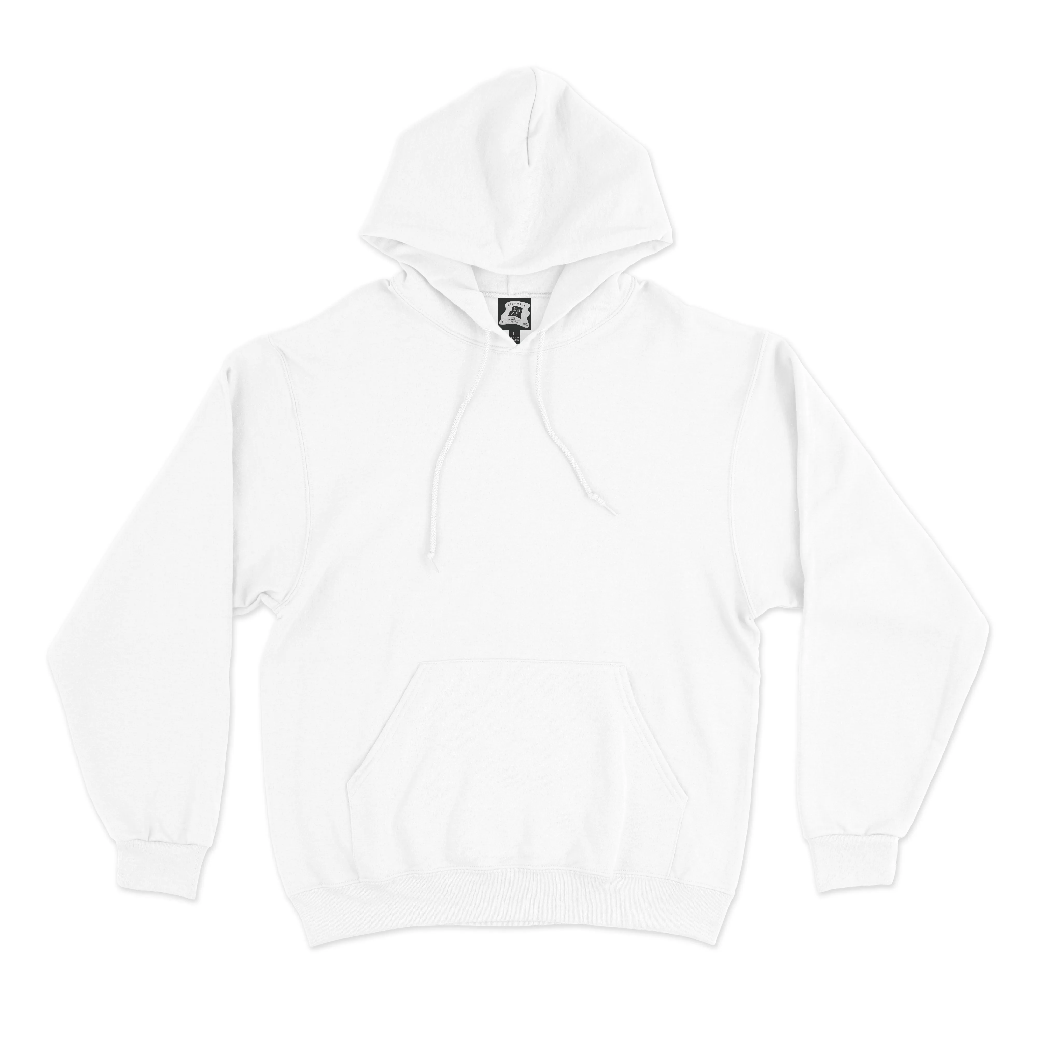"Jellyfish" Basic Hoodie White/Black