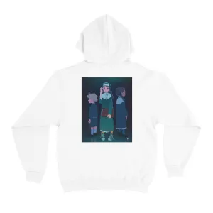 "Monastery" Basic Hoodie White