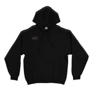 "Noir" Basic Hoodie Black/White