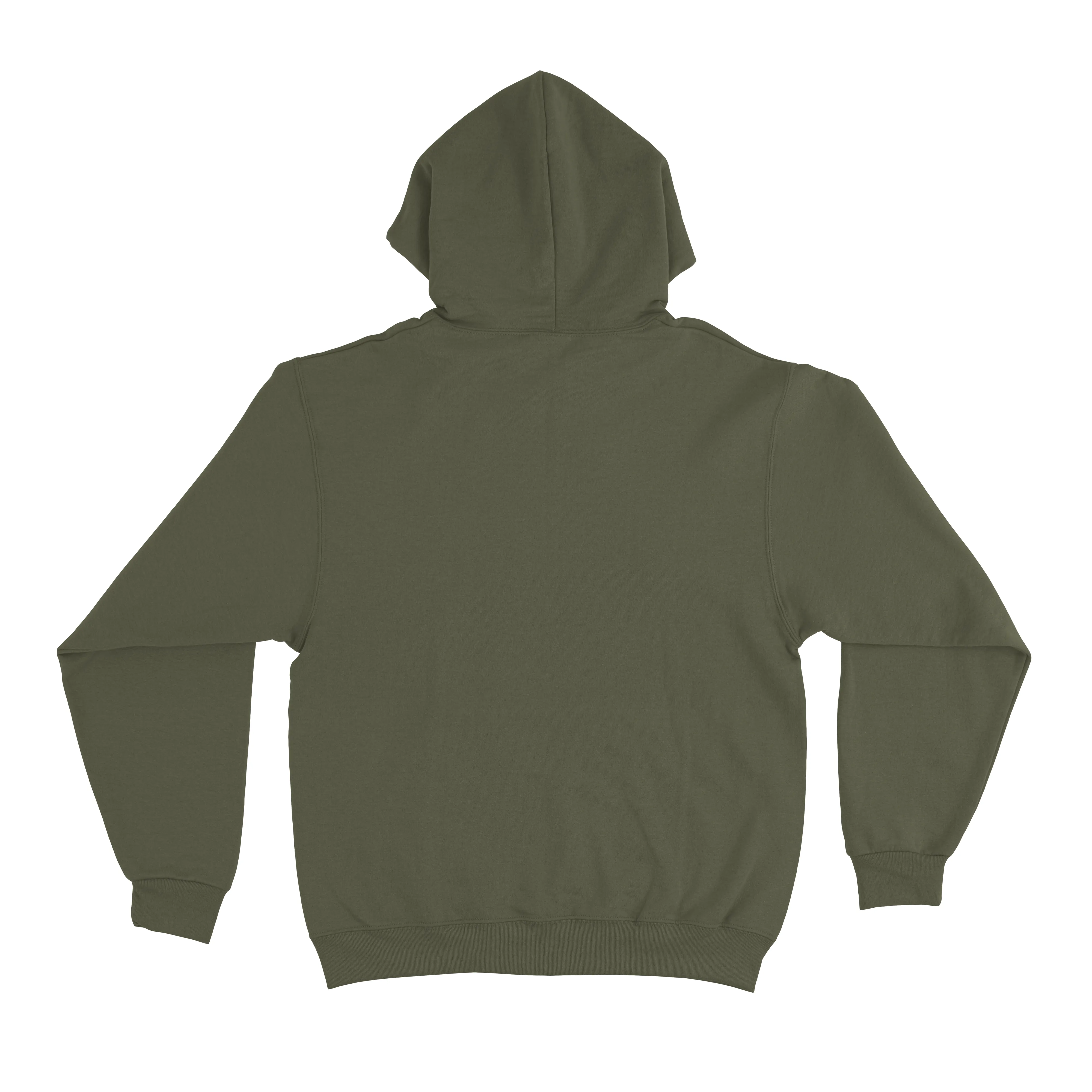 "Old Age Life" Fleece Hoodie Khaki