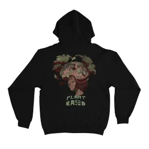 "Plant Based 2" Basic Hoodie Black