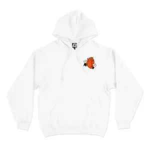 "Space Knight" Basic Hoodie White/Black