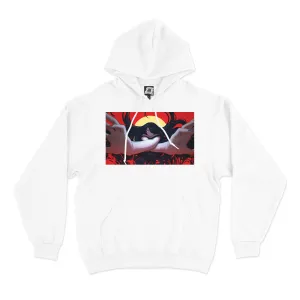 "TELEPURTE" Basic Hoodie White