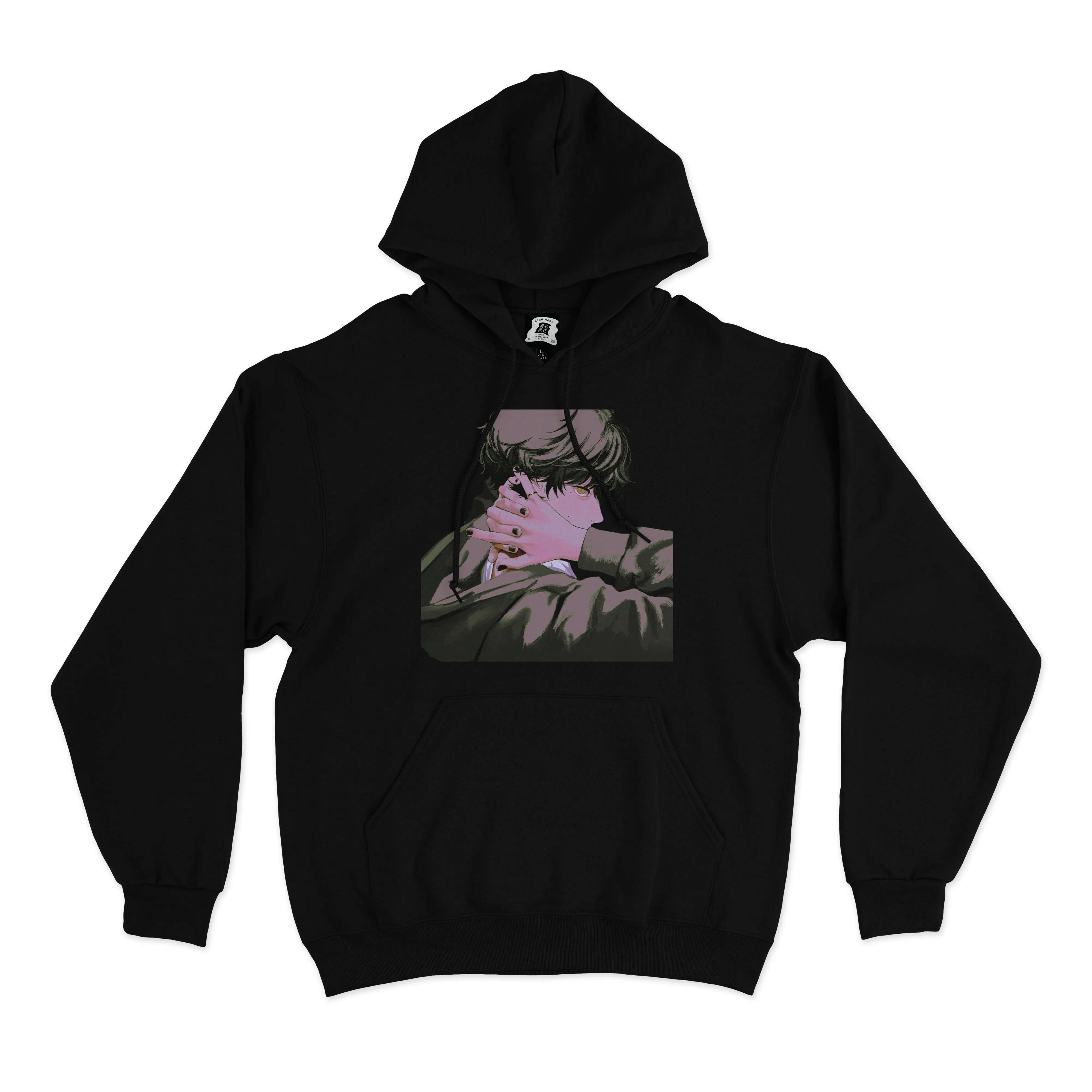 "The Eyes Of The Sun" Basic Hoodie Black