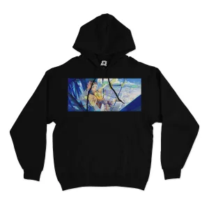"UMI Summer" Basic Hoodie Black