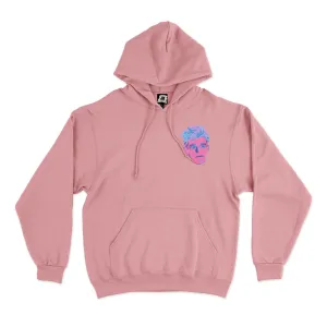 "Waiting" Fleece Hoodie Light Pink