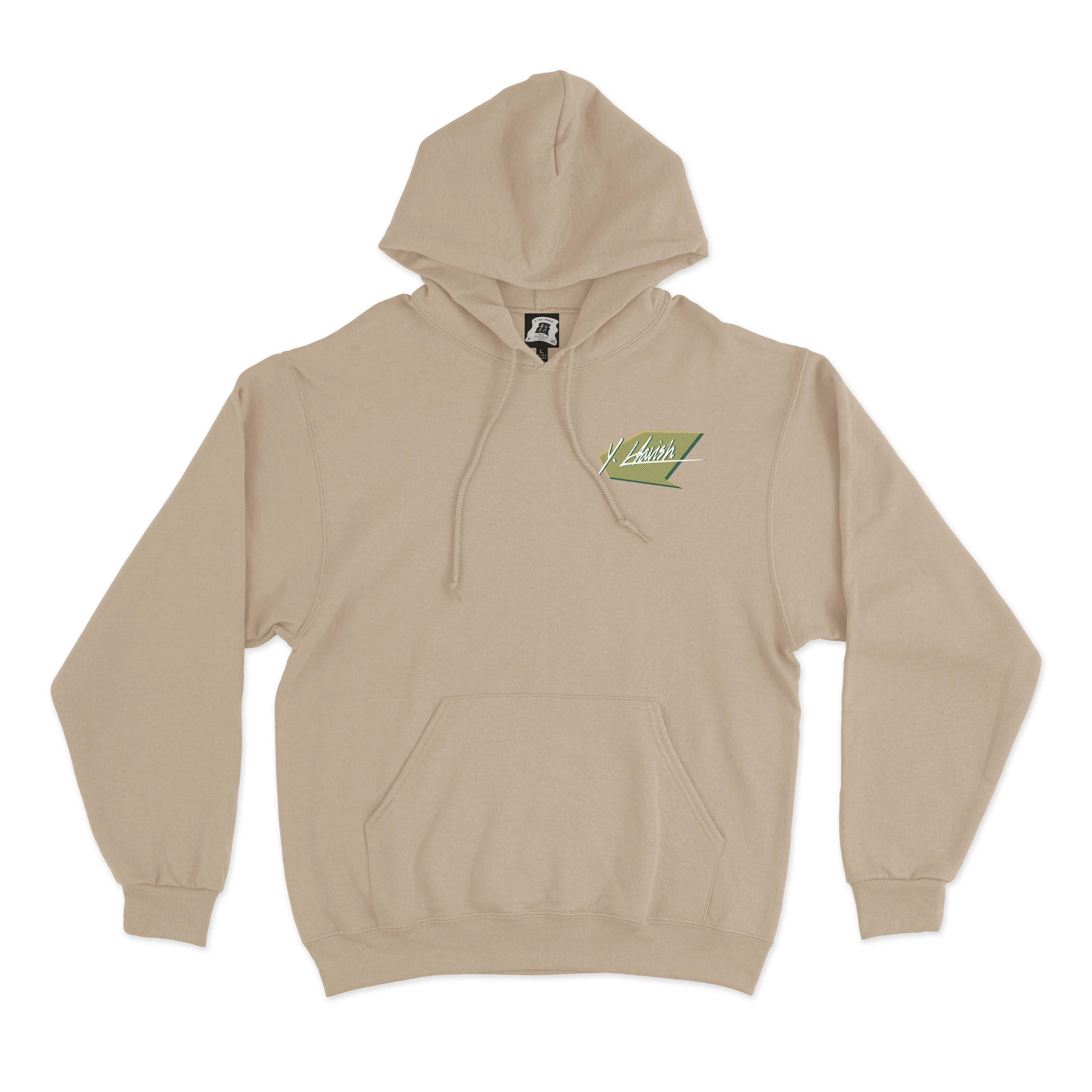 "Yvonne Havish" Fleece Hoodie Khaki/Beige