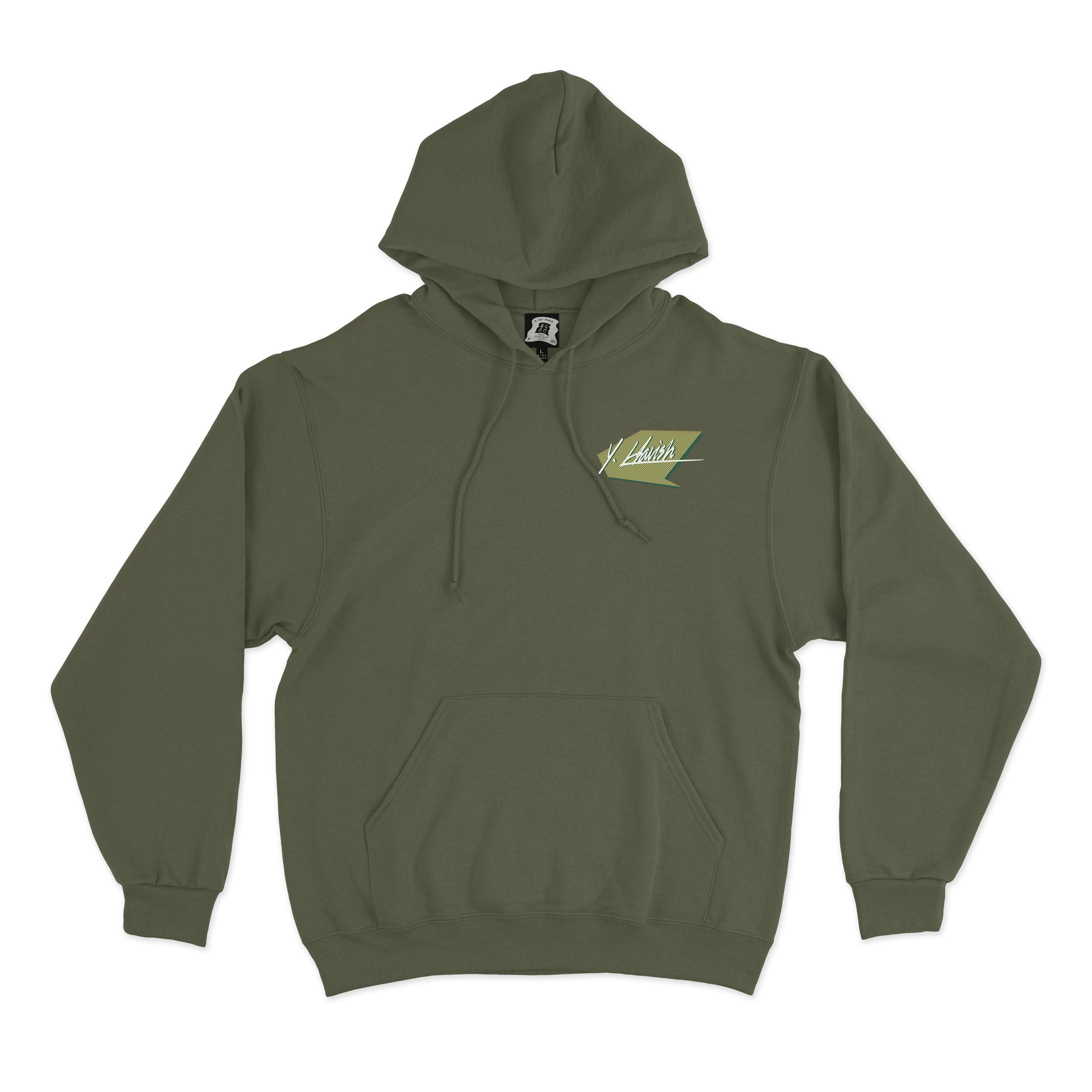 "Yvonne Havish" Fleece Hoodie Khaki/Beige