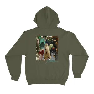 "Yvonne Havish" Fleece Hoodie Khaki/Beige
