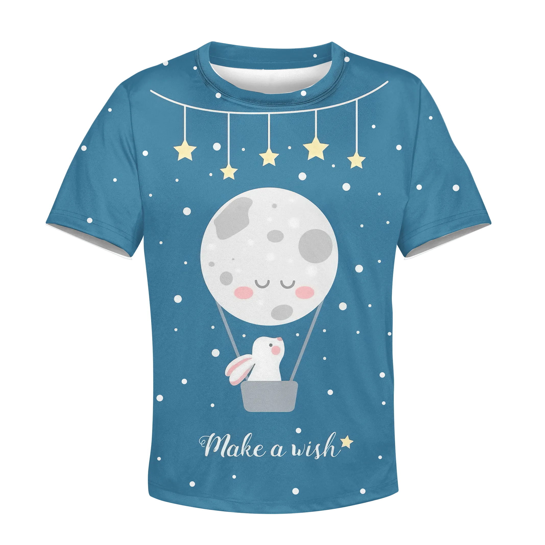 Rabbit Makes A Wish In Moonlight Custom Cosplay Kid Hoodie