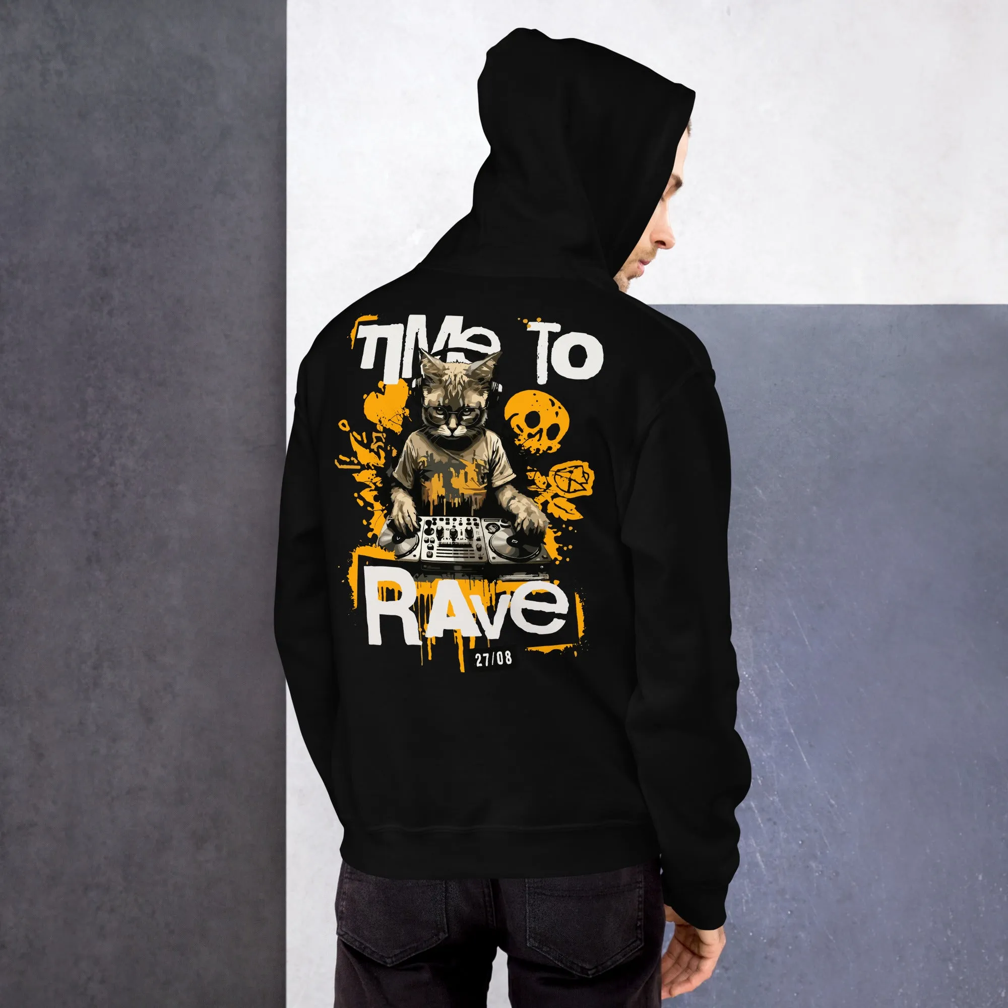 Rave Hoodie | Time to Rave | DJ Cat