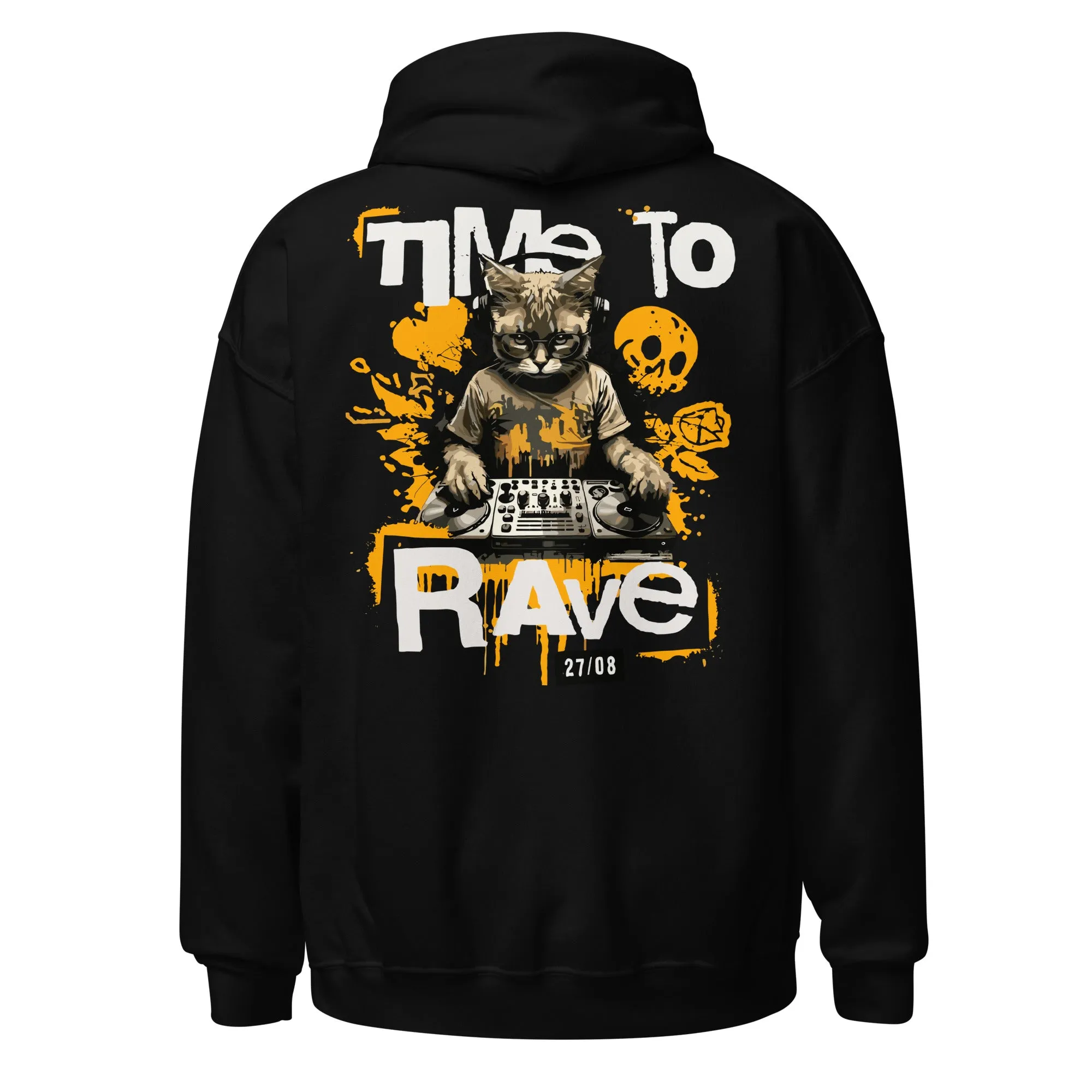 Rave Hoodie | Time to Rave | DJ Cat