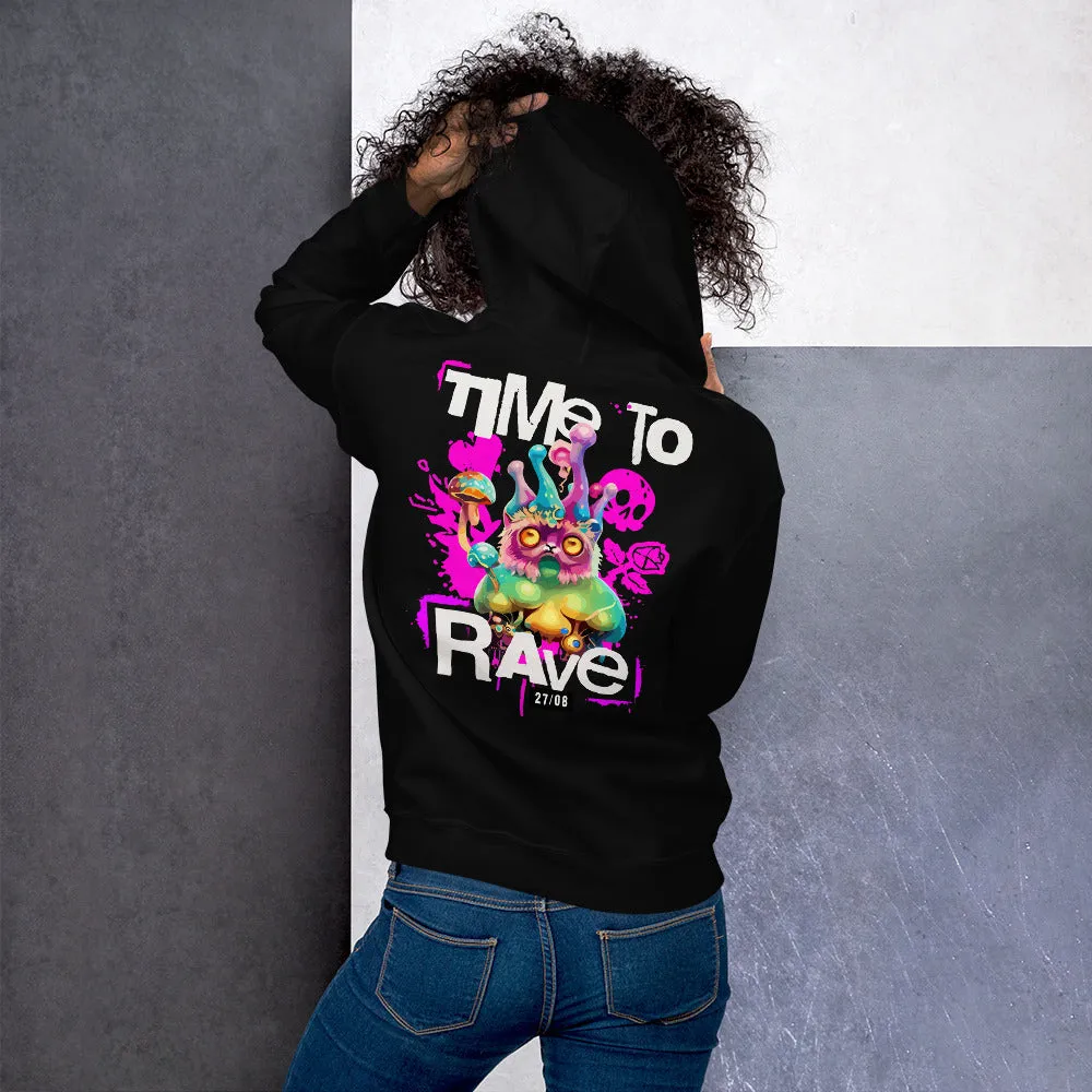 Rave Hoodie | Time to Rave | Techno Festival Outfit