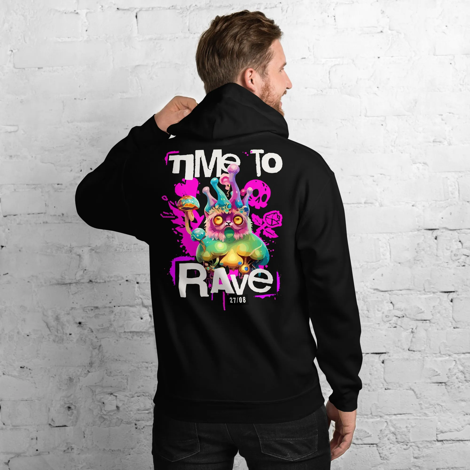Rave Hoodie | Time to Rave | Techno Festival Outfit